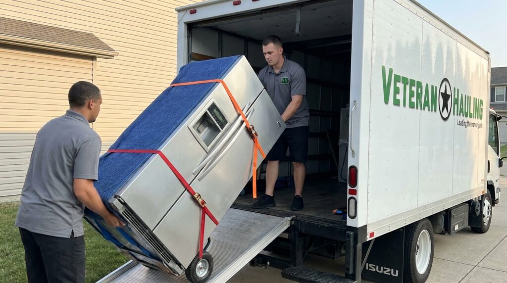 Veteran Hauling crew loading=
